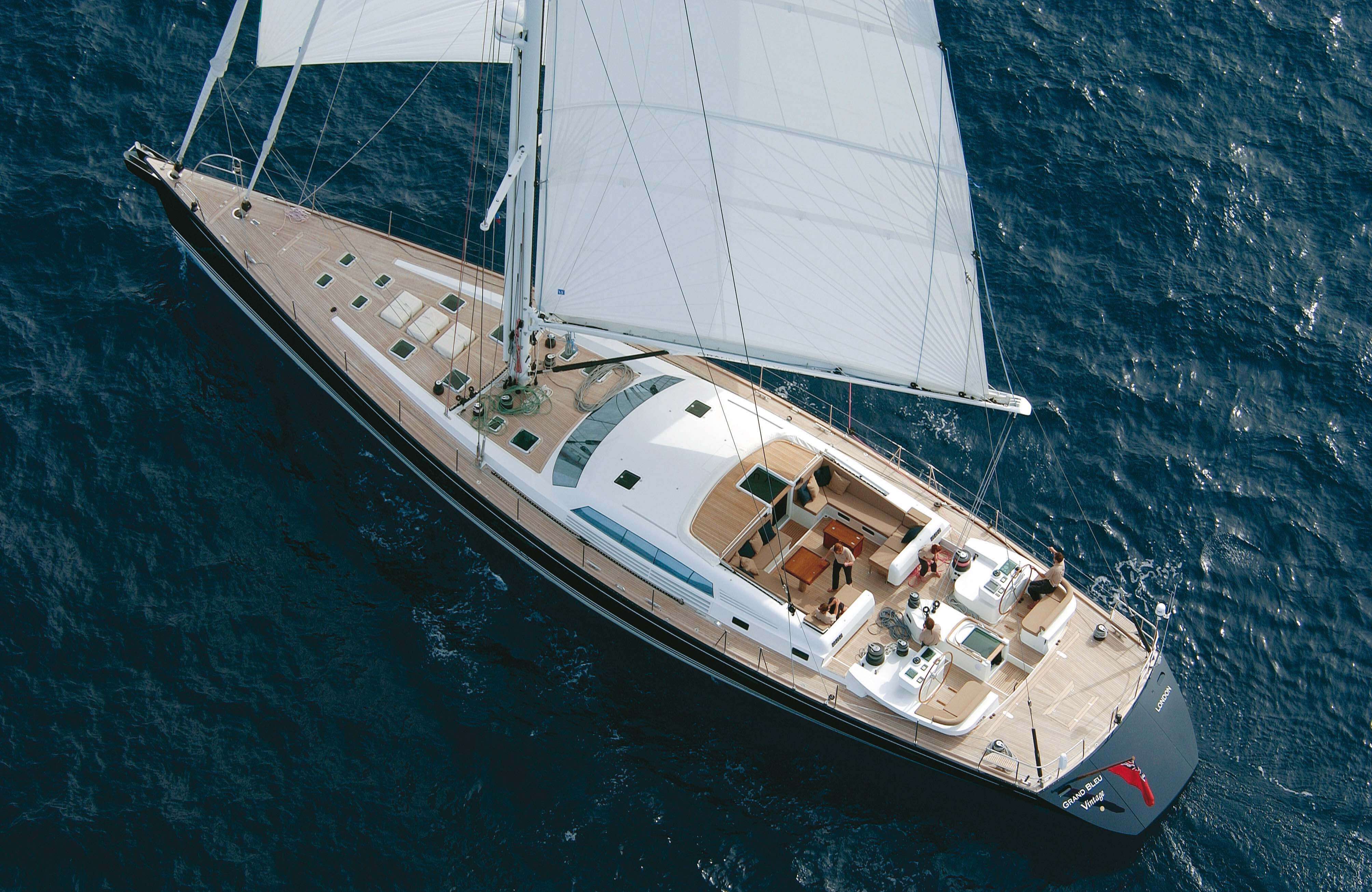 sailing yacht grand bleu vintage