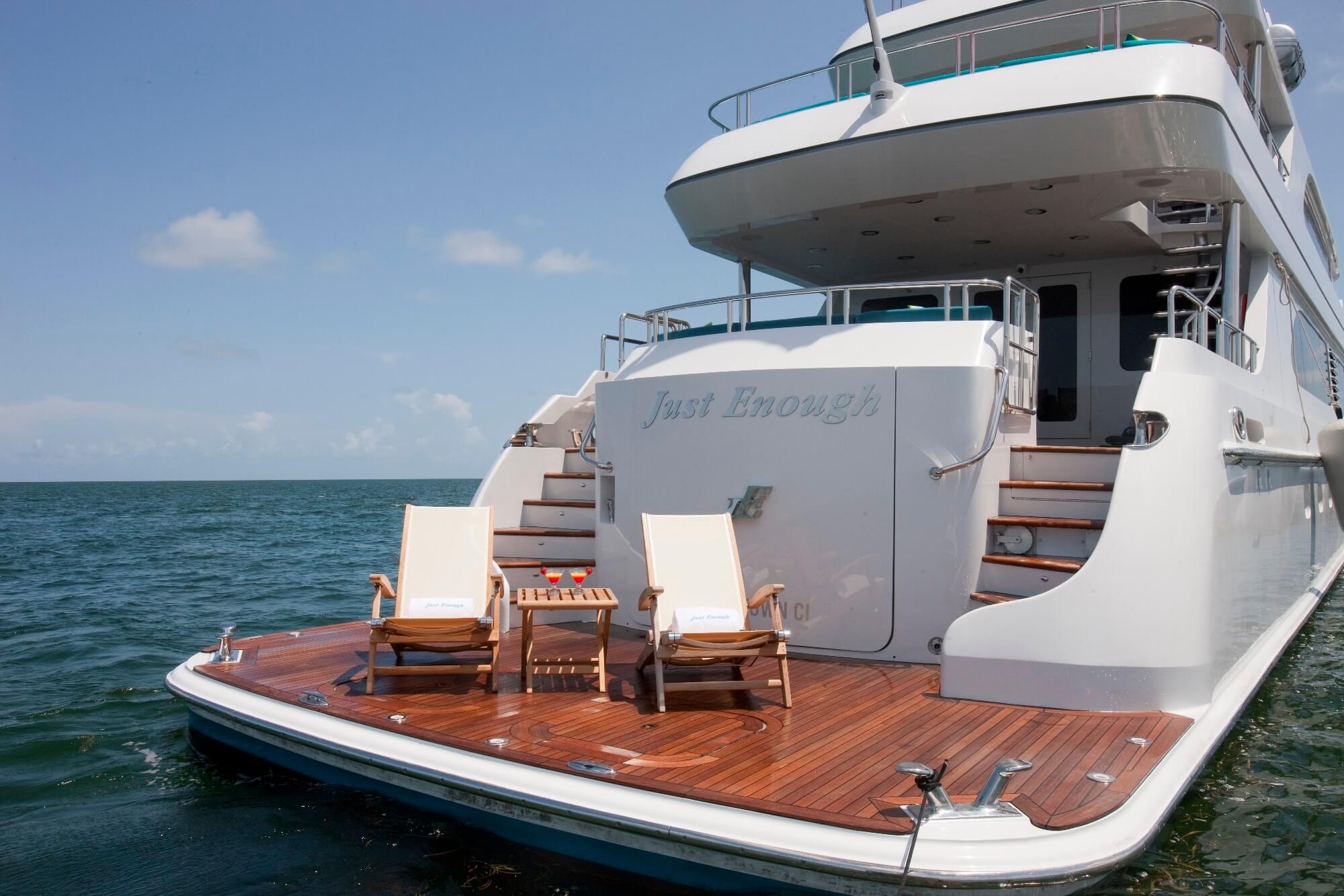just enough yacht charter