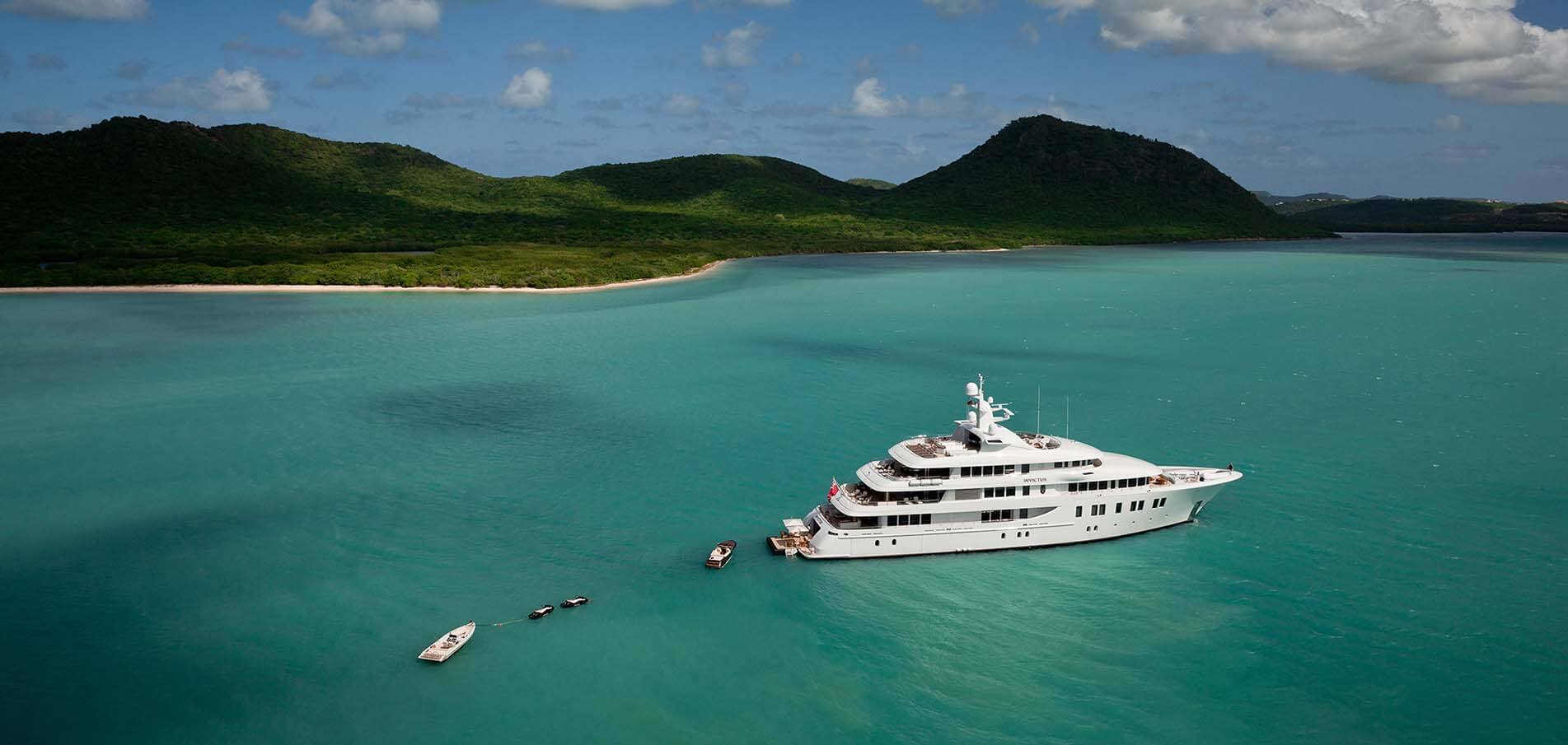 Superyacht charter Caribbean Sea